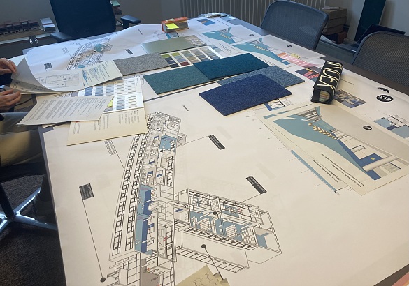 Farbkonzept wird abgestimmt