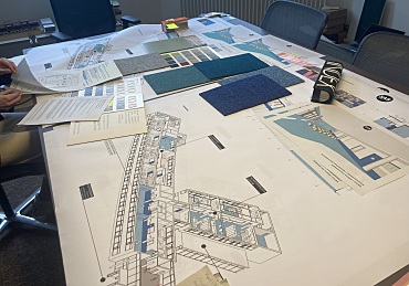 Farbkonzept wird abgestimmt